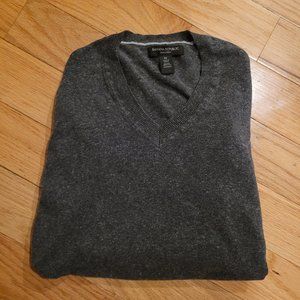 Banana Republic Men's Sweater - Silk Linen (Gray)